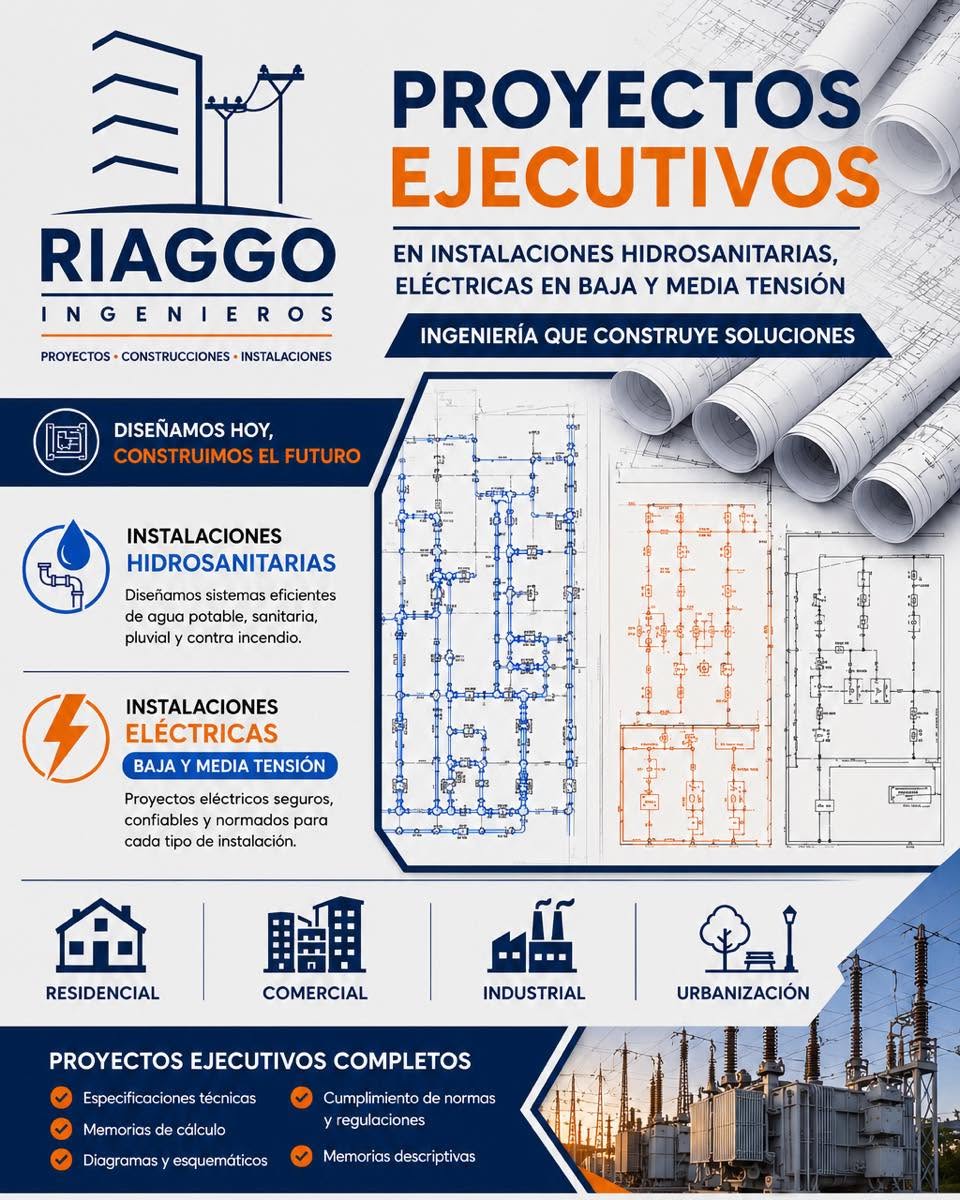 Proyectos Ejecutivos - Riaggo Ingenieros